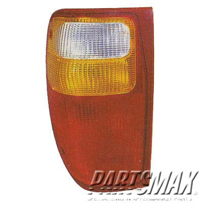 2801 | 2001-2001 MAZDA B2500 RT Taillamp assy all | MA2801114|1F2051150