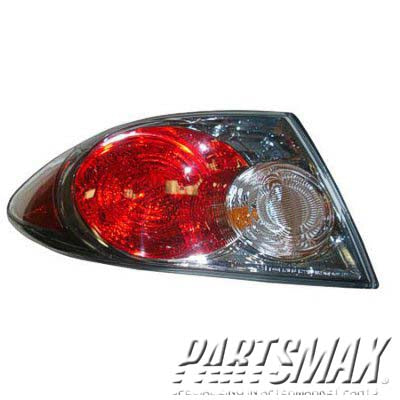 2110 | 2006-2008 MAZDA 6 LT Taillamp assy outer w/o turbo; standard type; factory installed; 2dr hatchback/4dr sedan | MA2804102|GP7A51160