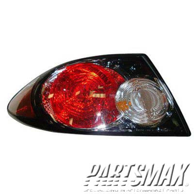 2804 | 2006-2008 MAZDA 6 LT Taillamp assy outer sport type; w/o turbo; factory installed; 2dr hatchback/4dr sedan | MA2804103|GP7B51160