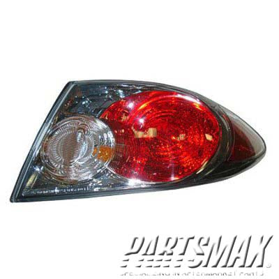 2805 | 2006-2008 MAZDA 6 RT Taillamp assy outer w/o turbo; standard type; factory installed; 2dr hatchback/4dr sedan | MA2805102|GP7A51150