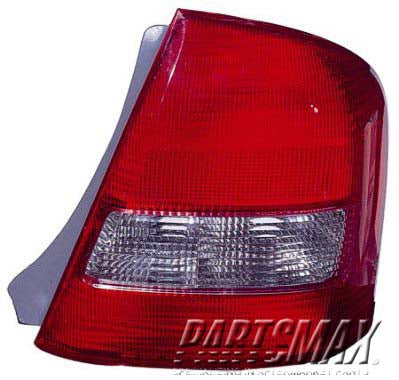 2819 | 1999-2001 MAZDA PROTEGE RT Taillamp lens/housing all | MA2819103|BJ0E51170