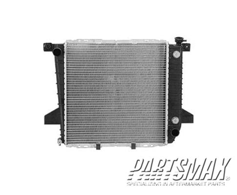 3010 | 1995-1997 MAZDA B2300 Radiator assembly w/4 cyl engine | MA3010134|ZZM615200A