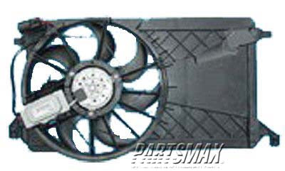 3110 | 2004-2009 MAZDA 3 Radiator fan shroud w/fan & shroud | MA3110106|Z60215025G