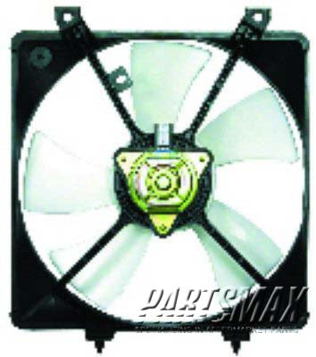 3115 | 1999-2005 MAZDA MIATA Radiator cooling fan assy main cooling fan assembly | MA3115123|BP4W15025