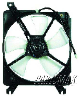 3113 | 1999-2005 MAZDA MIATA Radiator cooling fan assy auxillary cooling fan assembly | MA3115124|B6MC15035