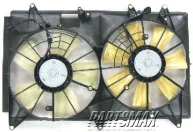 2880 | 2007-2009 MAZDA CX-7 Radiator cooling fan assy all | MA3115139|L33L15025H