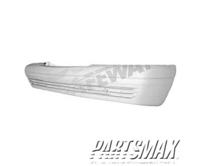 1000 | 1995-1999 MERCEDES-BENZ S320 Front bumper cover w/o Parktronic; prime | MB1000115|1408802370