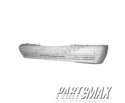 1000 | 1994-1999 MERCEDES-BENZ S320 Front bumper cover w/Parktronic; prime | MB1000119|1408802470