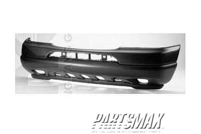 1000 | 1998-2005 MERCEDES-BENZ ML320 Front bumper cover w/o brush guard; base model; prime | MB1000124|1638803870