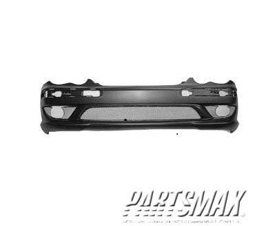 1000 | 2002-2004 MERCEDES-BENZ C32 AMG Front bumper cover Avant Garde; w/AMG styling package; w/o headlamp washer; prime | MB1000154|2038851925