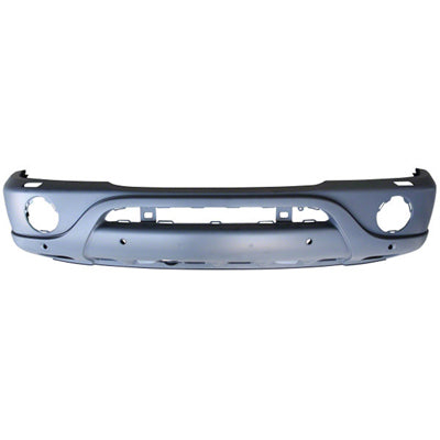 1000 | 2000-2003 MERCEDES-BENZ ML55 AMG Front bumper cover w/headlamp washer; w/Parktronic; prime | MB1000158|1638805270