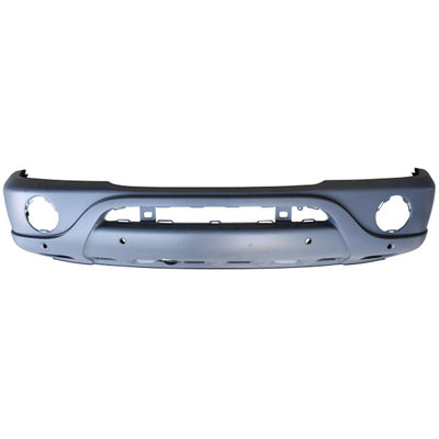 1000 | 2002-2005 MERCEDES-BENZ ML320 Front bumper cover w/Sport pkg; w/round fog lamps; w/Parktronic; w/o headlamp washer; prime | MB1000159|1638805170