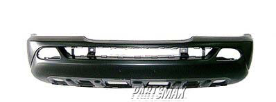 1000 | 1999-2001 MERCEDES-BENZ ML430 Front bumper cover w/Sport pkg; w/rect. fog lamps; w/o Parktronic; w/o Headlamp Washers; prime | MB1000162|1638804570