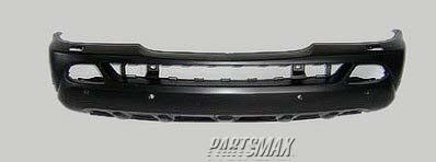 1000 | 1999-2001 MERCEDES-BENZ ML430 Front bumper cover w/Sport pkg; w/rect. fog lamps; w/Parktronic; w/headlamp washer; prime | MB1000165|1638804870