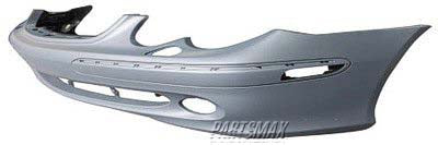 1000 | 2003-2005 MERCEDES-BENZ CLK320 Front bumper cover C209; w/headlamp washer; w/o Parktronic; w/o Sport package; prime | MB1000194|2098850625