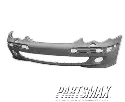 1000 | 2005-2005 MERCEDES-BENZ C240 Front bumper cover Sedan/Wagon; Classic|Elegance Pkg; w/H/Lamp Washers; prime | MB1000209|2038853125