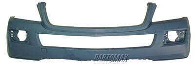 1000 | 2007-2009 MERCEDES-BENZ GL450 Front bumper cover X164; w/o H/Lamp Washers; w/o Parktronic; prime | MB1000258|16488513259999