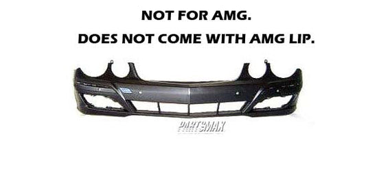 1000 | 2007-2009 MERCEDES-BENZ E320 Front bumper cover w/o AMG Styling Pkg; w/Sport Pkg; w/o H/Lamp Washer; w/Parktronic; prime | MB1000267|2118801740