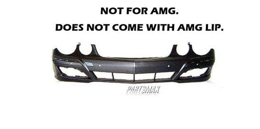 1000 | 2007-2009 MERCEDES-BENZ E550 Front bumper cover w/o AMG Styling Pkg; w/Sport Pkg; w/o H/Lamp Washer; w/Parktronic; prime | MB1000267|2118801740