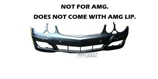 1000 | 2007-2009 MERCEDES-BENZ E350 Front bumper cover w/o AMG Styling Pkg; w/o Sport Pkg; w/H/Lamp Washer; w/Parktronic; prime | MB1000269|2118800940