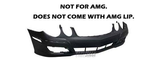 1000 | 2007-2009 MERCEDES-BENZ E550 Front bumper cover w/o AMG Styling Pkg; w/o Sport Pkg; w/o H/Lamp Wshr; w/o Parktronic; prime | MB1000271|2118802340