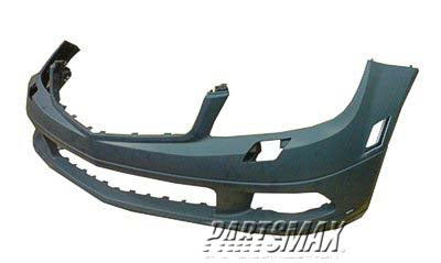 1000 | 2008-2011 MERCEDES-BENZ C350 Front bumper cover W204; w/o AMG Styling Pkg; w/H/Lamp Washers; w/o Parktronic; prime | MB1000297|2048801140