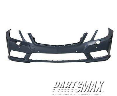 1000 | 2010-2013 MERCEDES-BENZ E550 Front bumper cover W212; Sedan; w/AMG Styling Pkg; w/Headlamp Washer; w/Parktronic; prime | MB1000301|21288027409999