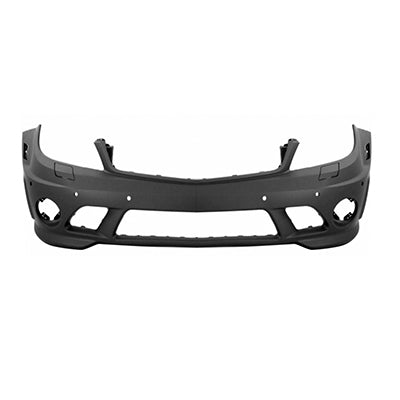 250 | 2008-2011 MERCEDES-BENZ C63 AMG Front bumper cover W204; w/Headlamp Washers; w/Parktonic; prime | MB1000305|2048854925