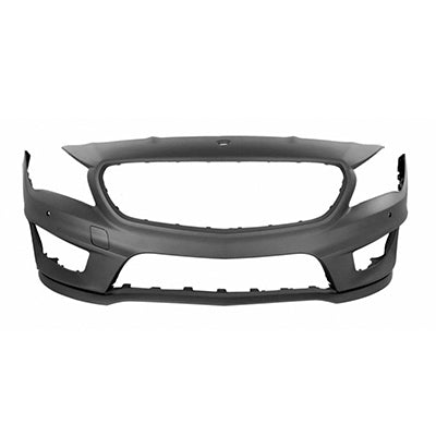1000 | 2014-2016 MERCEDES-BENZ CLA45 AMG Front bumper cover C117; w/AMG Styling Pkg; w/o Headlamp Washer; w/Active Park Assist; prime | MB1000431|11788047409999