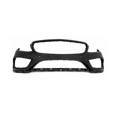 1000 | 2015-2015 MERCEDES-BENZ C400 Front bumper cover W205; Sedan; w/Sport Pkg; w/o Surround View; w/Active Park; prime | MB1000494|2058801840659999