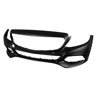 1000 | 2015-2018 MERCEDES-BENZ C300 Front bumper cover W205; Sedan; w/o AMG; w/o Luxury; w/Surround View; w/Active Park; prime | MB1000511|2058802040649999