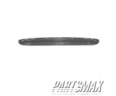1036 | 2001-2005 MERCEDES-BENZ C240 Front bumper grille 4dr sedan/4dr wagon; center; Avantgarde; w/o AMG; closed design; prime | MB1036102|20388004059999