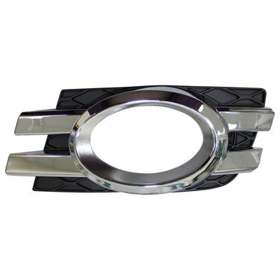1038 | 2007-2009 MERCEDES-BENZ GL320 LT Front bumper insert X164; Fog Lamp Bezel; w/Curve Lighting; Chrome/Black | MB1038122|1648800724