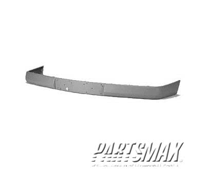 1057 | 1994-1995 MERCEDES-BENZ E500 Front bumper impact strip from 7/93; smooth finish; primed gray | MB1057105|1248851421