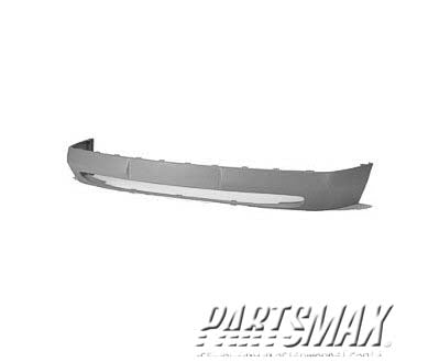 1057 | 1994-1996 MERCEDES-BENZ C220 Front bumper impact strip prime | MB1057107|202885022167