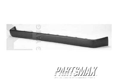 1057 | 1987-1989 MERCEDES-BENZ 260E Front bumper impact strip all | MB1057108|1248850321