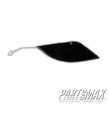 1129 | 2008-2011 MERCEDES-BENZ C300 Rear bumper tow hook cover W204; w/o AMG Styling Pkg; PTM | MB1129103|20488508239999
