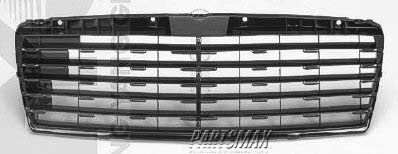 1200 | 1998-1999 MERCEDES-BENZ E430 Grille assy 4dr sedan; w/Calif emissions | MB1200110|2108880123