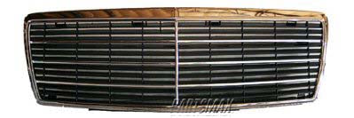 1200 | 1995-1999 MERCEDES-BENZ S500 Grille assy grille & shell assembly | MB1200118|1408800683