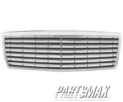 1200 | 1995-1999 MERCEDES-BENZ S600 Grille assy includes shell | MB1200122|1408800583