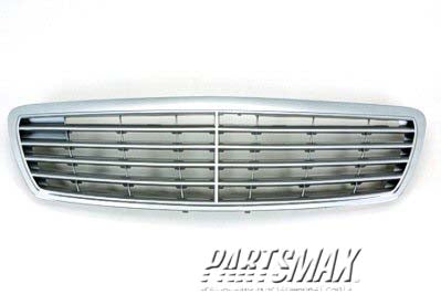 1200 | 2003-2006 MERCEDES-BENZ E500 Grille assy elegance package; w/o proximity cruise control; Chrome/Gray | MB1200134|21188003837246