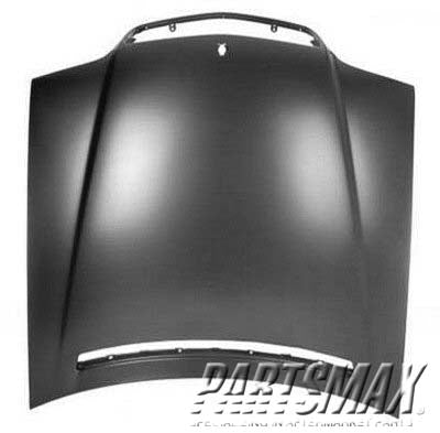 1230 | 1992-1993 MERCEDES-BENZ 500SEL Hood panel assy all | MB1230107|1408802457