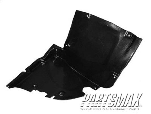 1248 | 2006-2007 MERCEDES-BENZ C280 LT Front fender inner panel 2dr coupe; front lower fender liner | MB1248112|2038841522