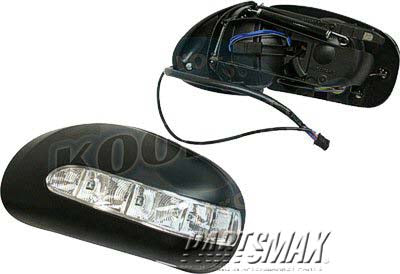1320 | 2002-2006 MERCEDES-BENZ CL55 AMG LT Mirror outside rear view from vin 028700 | MB1320110|2208100576