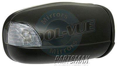 1700 | 2000-2003 MERCEDES-BENZ E320 LT Mirror outside rear view heated; w/o memory package | MB1320111|2108100776