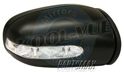 1321 | 2007-2009 MERCEDES-BENZ E63 AMG RT Mirror outside rear view w/Memory; Manual Folding; see notes | MB1321112|2038105076-PFM