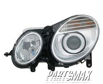 2500 | 2007-2009 MERCEDES-BENZ E63 AMG LT Headlamp assy sealed beam Halogen; From 6-30-06 | MB2500100|2118203361