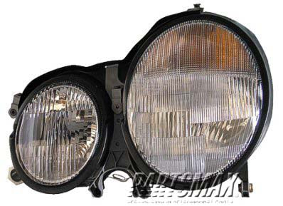 2502 | 2000-2002 MERCEDES-BENZ E430 LT Headlamp assy composite W210; Sedan; Halogen | MB2502105|2108203761