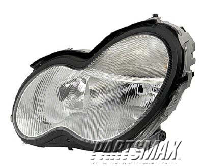 2502 | 2001-2004 MERCEDES-BENZ C240 LT Headlamp assy composite halogen | MB2502118|2038200961