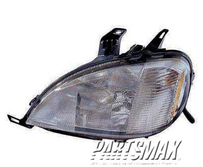 2502 | 1998-2001 MERCEDES-BENZ ML320 LT Headlamp assy composite Halogen; w/Sport Pkg | MB2502125|1638200961